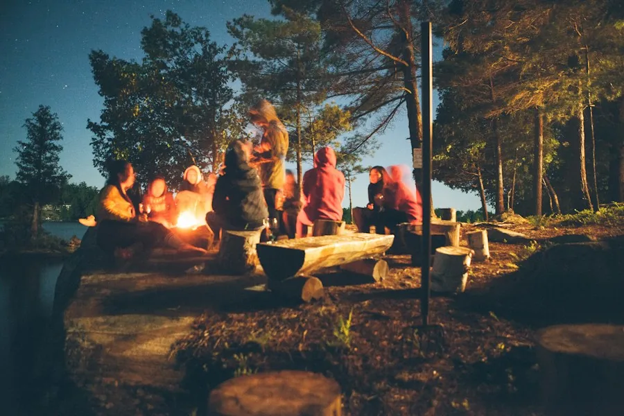 Warm, calm environment for reflection and self-care