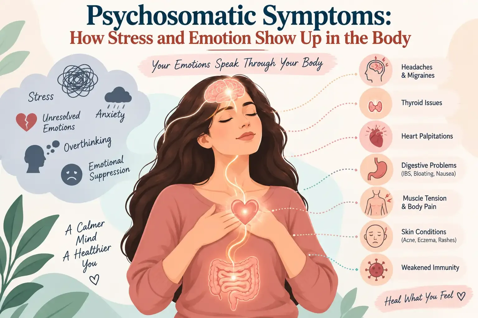 Psychosomatic Symptoms: How Stress and Emotion Show Up in the Body