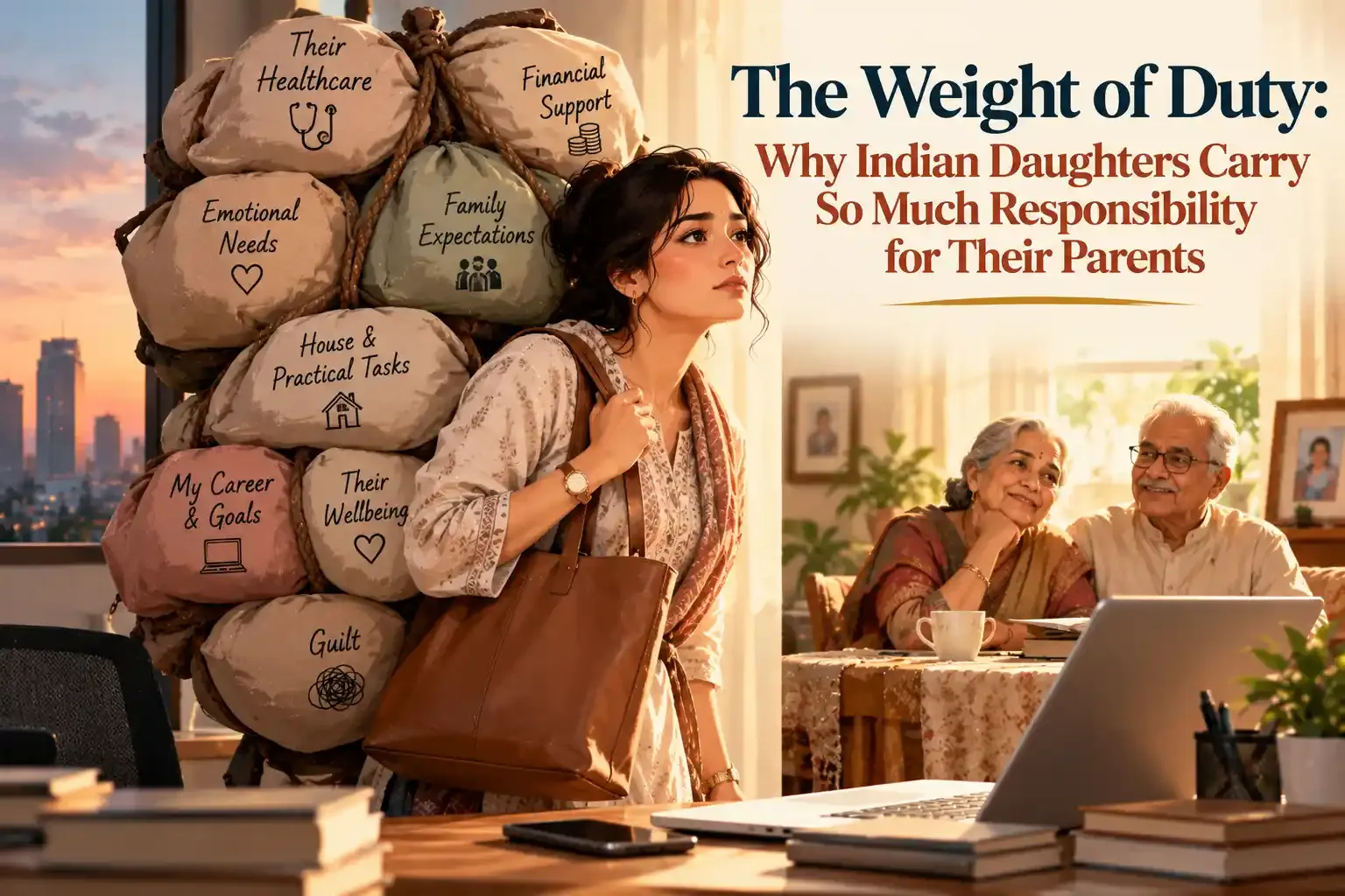 The Weight of Duty: Why Indian Daughters Carry So Much Responsibility for Their Parents