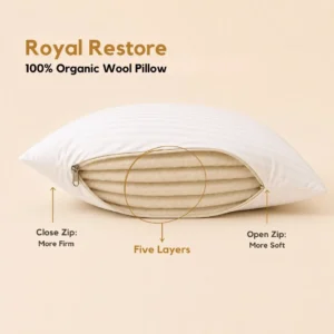 Royal Restore Organic Wool Pillow